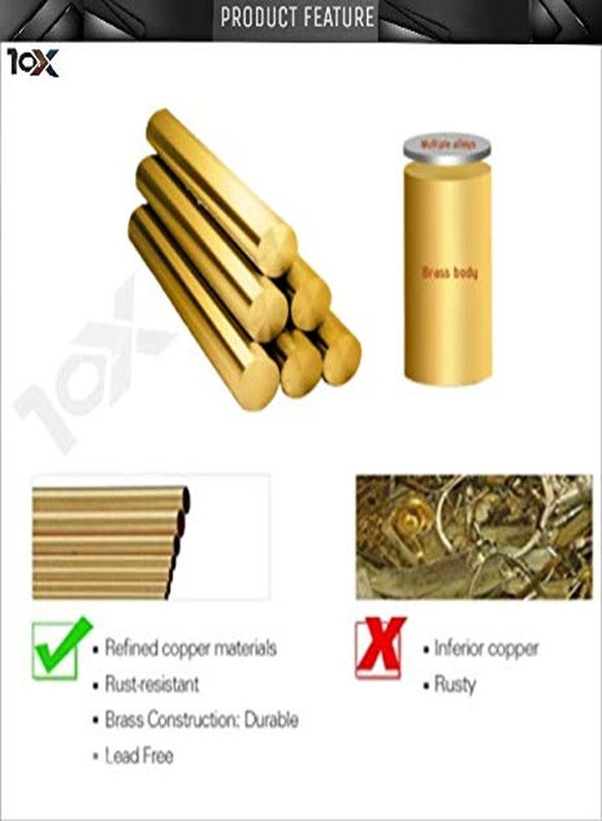 10X Brass Sink Mixer Flexible FLPR- 7852 for Kitchen Wall Mount Black Silicone Pipe - Image 5